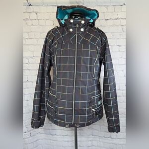 Burton Women's Multicolor Checkered Ski Jacket